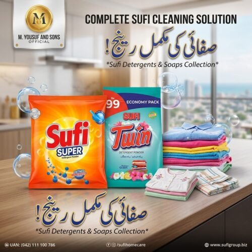 Sufi Premium Detergent Powders Collection